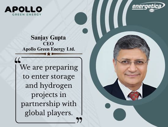 Apollo Green Energy Prepares to Venture into Storage and Hydrogen Projects
